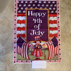 Mary Engelbreit 4th of July house flag